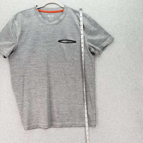 Lands End Sport Active T-Shirt Top Short Sleeve Gray Womens Size Medium - Picture 9 of 10